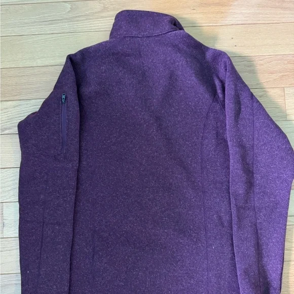 Women’s Patagonia Maroon Better Sweater Jacket Medium - Picture 4 of 6